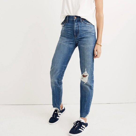 Madewell Denim - Madewell Women's Size 28 Blue Distressed The Perfect Summer Jean Style H5911